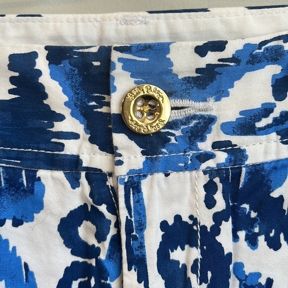 Lilly Pulitzer Callahan Short Blue Flamingo SZ 00 - Picture 4 of 8